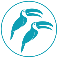 Two Blue Toucans logo